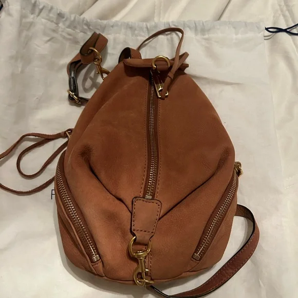 Rebecca Minkoff Julian Convertible Suede mini backpack - Picture 3 of 5